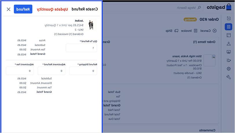 Screenshot of bagisto 2.0 shipment creation